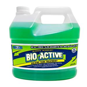 lot 489 image: Walex Bio-Active Holding Tank Treatment - Enzyme-Based Deodorizer with Commercial-Grade Digestive Power, Liquefies Waste & Tissue, Cleans Sensors, Prevents Clogs & Odors, Formaldehyde Free, 168 oz