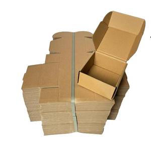 lot 492 image: easycustomerlee 4x4x2 Small Shipping Boxes Set of 100 Brown Corrugated Cardboard Mailer Boxes for Packaging Small Business Craft Gifts Giving Products