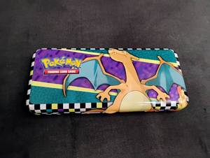 lot 1640 image: Pokemon Trading Card Game Metal Storage Box