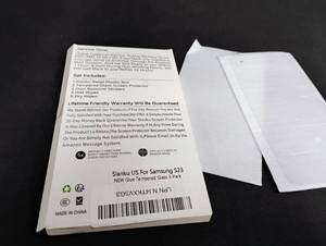 lot 1653 image: Slanku Samsung S23 Glass Screen Protector 2-Pack