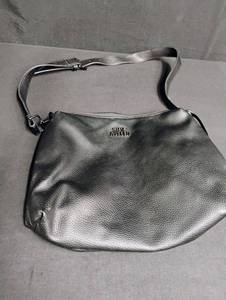 Steve Madden Black Leather Hobo Bag