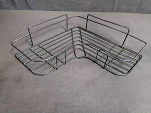 lot 1683 image: Corner Metal Shelf