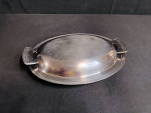 lot 1688 image: Sterling Silver Butter Pat Plates with Floral Design