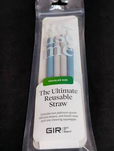 lot 1709 image: GIR Ultimate Reusable Straw Traveler Set