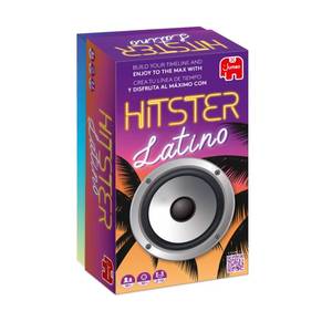 lot 25705 image: Jumbo Hitster - Latino, Fun Music Quiz Card Game, 2-10 Players - 300 Latin Music Hits - Great for Adult and Family Game Nights (US Edition) - Retail $20