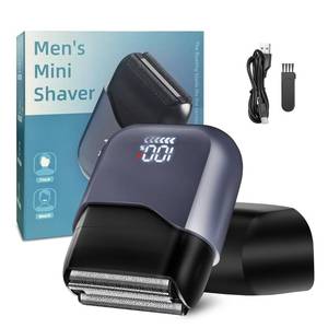 lot 25712 image: Electric Foil Shaver for MenTriple Floating Blade Electric Razor for Face & Beard - IPX7 Waterproof Cordless Shaver with LED Display, USB-C Fast Charge & Travel Lock - Home & Travel Grooming Kit - Retail $35