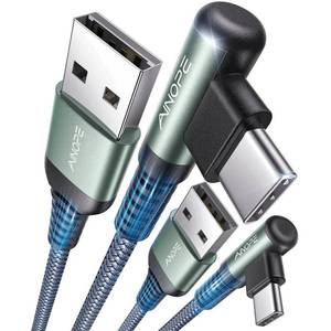 lot 39950 image: AINOPE Car Carplay Cable for iPhone 17 16 15 Charger Cord, 3.1A USB to USB C Cable 3.3FT for iPhone 16 Car Charger, Type C Charger Fast Charging for Galaxy S10 S9 S8 Plus, Note 10 9 8, LG V50 - Retail $7