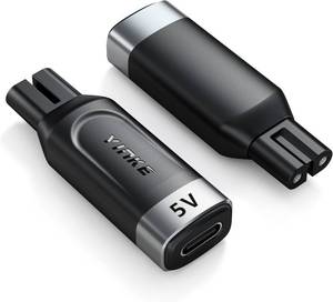 lot 51690 image: Yinke 5V Type-C Shaver Adapter Charging Converter for Philips Norelco OneBlade QP2724 QP2834 QP4530 S5880S5885 MG7910 MG9510 QP1924 QP1324, USB-C Shaver Charger Converter Without Charger Cord (1 PC) - Retail $10