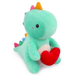 lot 51702 image: MUFEIRUO Dinosaur Stuffed Animal,Valentines Day Stuffed Animal with Holding Heart,Cute Plush Toy Valentines Day Gifts for Her,Girlfriend,Boyfriend,Kids - Retail $19