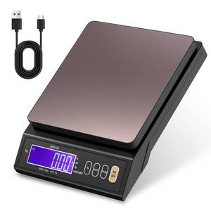 lot 25767 image: Bonvoisin Baking Scale 0.1 Gram Accuracy Digital Scale for Kitchen, Candle, Soap and Sourdough Bread Making, with Percentage Weighing Function, Weigh in Grams, Pounds and Ounces (10 lb) - Retail $28