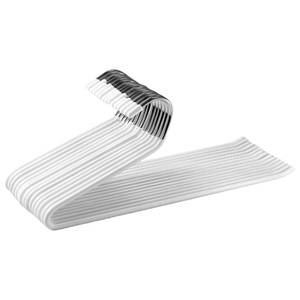lot 25801 image: SLMT Pants Hangers for Women and Men - Open Ended Jeans Hangers for Closet Organization - Non Slip Trousers Hangers - Metal Clothes Hangers for Slacks & Blanket (10 Pack)