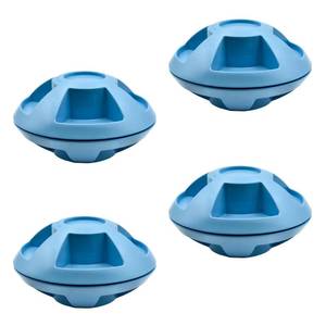 lot 30055 image: 4 Pcs Laundry Bed Sheet Detangler Reduces Sheets Blankets Tangled Wrinkles Save Time Reusable in Washer and Dryer Light Blue