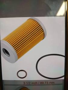 lot 30062 image: Fuel Filter with O Rings 87300041 for New Holland Compact Tractor