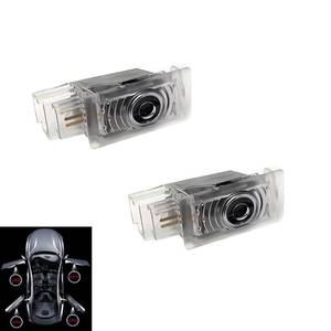 lot 30064 image: Door Lights Logo Projector for Car SRX XTS ATS XT4 XT5 XT6 CT5 CT6,3D Shadow Welcome Light,2 Pack (Color Wheat Logo)