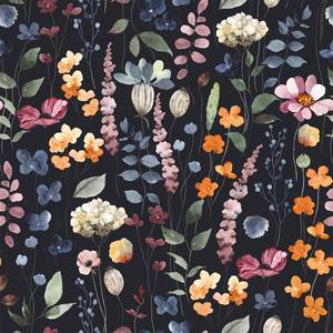 lot 40000 image: VEELIKE Dark Floral Peel and Stick Wallpaper - Vintage Pressed Leaves Floral Wallpaper Roll 17.7x354 Self Adhesive Decorative Contact Paper Removable for Bedroom Bathroom Walls - Retail $46