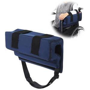 lot 48902 image: ROYALAY Wheelchair Armrest Pads, Lateral Support Anti-Rollover for Wheelchair with Adjustable Strap, High-Density Foam Arm Support Pillow with Waterproof Cover - Retail $34