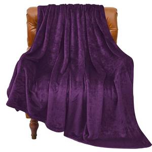 lot 48903 image: BEDELITE Fleece Blanket Purple Throw Blanket for Couch & Bed, Luxury Plush Cozy Fuzzy Blanket 50 x 70, Super Soft Warm Lightweight Fall Throw Blanket for Travel Camping - Retail $17