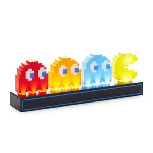 lot 48925 image: Pac Man and Ghosts Light, Pac Man Collectable Figure Lamp - Retail $33