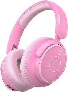 lot 48929 image: MIDOLA Kids Headphones Bluetooth 5.4 Wireless Volume Limited 8594dB Hearing Protection Over Ear,68 Hours Playtime Foldable with Cable Aux Wired Built-in Mic for Toddler Child Travel School Pink - Retail $13