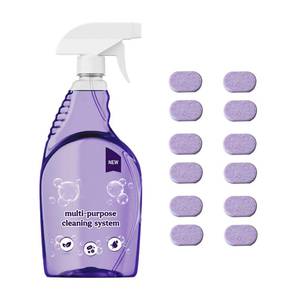 lot 48931 image: Clean Spray Cleaner for Ovens, Spray Oven Cleaner, Multi-Surface Cleaners with Concentrated Cleaning Tablets, Multi Purpose Cleaning for Ovens, for Kitchen,Bathroom (1 Bottle12 Pcs) - Retail $15