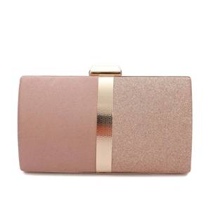 lot 51715 image: CARIEDO Glittery Color-Block Evening Clutch Bag for Women Sparkly Party Clutch Purse Elegant Wedding Prom Handbag - Retail $24