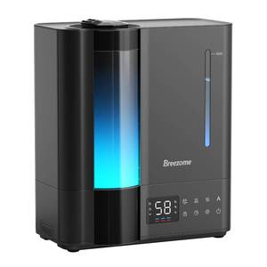 lot 51743 image: BREEZOME 8L Humidifiers for Bedroom, Warm & Cool Mist for Large Room Home, Top Fill Ultrasonic Humidifier, Humidity Sensor, Essential Oil, 60H Runtime, Quiet for Baby, Plants, Fast Relief - Retail $70