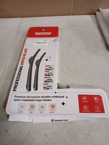 lot 51752 image: Raintok Professional Windshield Wiper Blade Set - Retail $25