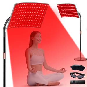 lot 55243 image: Red Light Therapy for Body Face, Infrared Light Therapy Lamp with Adjustable Stand, 660nm and 850nm Near Infrared LED Lights Panel, Red Infrared Lamp for Full Body, Valentines Day Gifts for her - Retail $70