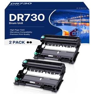 lot 55247 image: MCYCOLOR Compatible DR730 Drum Unit Replacement for Brother DR-730 DR 730 to Use with MFC-L2710DW MFC-L2750DW HL-L2395DW HL-L2370DW HL-L2350DW HL-L2390DW DCP-L2550DW Printer (2 Pack, NOT Toner) - Retail $39