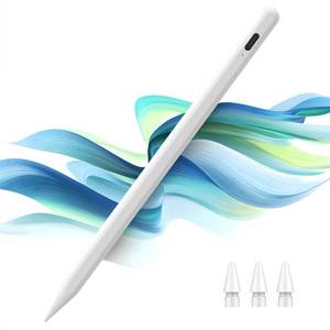 lot 30076 image: Stylus Pen for iPad 9th&11th Generation - 5X Fast Charge Digital Pen - Compatible with 2018-2025 Apple iPad Pro 1112.9M4, iPad mini 5-6 Gen, iPad Air 345M2M3-White - Retail $20