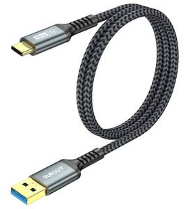 lot 30078 image: SUNGUY 10Gbps Android Auto USB Cable 2FT, 3A USB C 3.1 Gen2 Cable Data Transfer, USB C CarPlay Cable Fast Charging for iPhone 171615 Series, Samsung Galaxy S25 S24 Ultra, Pixel - Retail $8