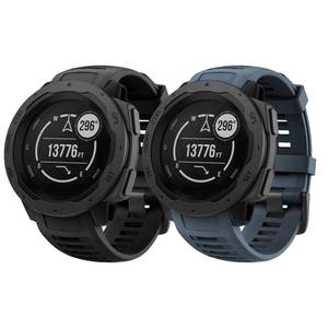 lot 30082 image: NotoCity for Instinct Band,Soft Silicone fit for Watch Strap Compatible with InstinctSolarTactical(Black,Slate) - Retail $17