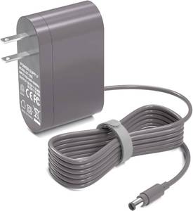 lot 40021 image: VHBW 24.35V Charger for Dyson Vacuum DC35 DC30 DC31 DC34 DC44 DC45 DC56 DC57 Cordless Vacuum, Replacement Dyson Charger PN 917530-11 01 02 17530-02 03 (6Ft ETL Listed) - Retail $18