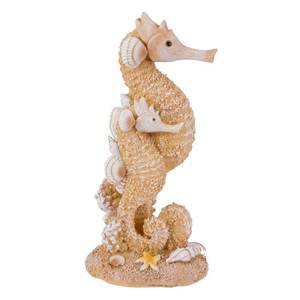 lot 40024 image: Beachcombers 6 Double Seahorse & Starfish Shells Decorative Coastal Tabletop Figure Figurine All Seasons Summer Nautical Beach House Living Room Dining Table End Table Fireplace Mantle Bedroom Decor - Retail $17