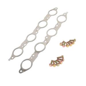 lot 40051 image: LS MLS Exhaust Manifold Header Gasket Bolts Kit Compatible with Chevy Silverado Camaro Caprice Corvette Tahoe GMC Sierra CTS Escalade LS1 LS2 LS3 LS6 LQ4 LQ9 LM7 4.8L 5.3L 5.7L 6.0L 6.2L OEM# 12617944 - Retail $19