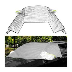 lot 48956 image: FALVFUN Car Windshield Cover with Side Mirror, 4 Layers Magnetic Vehicle Ice Snow Protection Cover, Automotive Windshield Sun Shade Protector Accessories, Universal for SUV, Sedan, Truck (SUV)