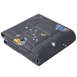 lot 48962 image: anfie Weighted Blanket Kids (36x48 5lbs), Weighted Blanket Cooling Blanket for Sleeping,Throw Size Breathable Blanket with Premium Glass Bead(Space Grey) - Retail $18