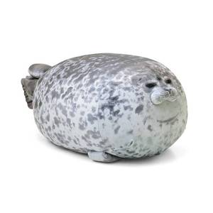 lot 48967 image: Plupiapio Valentines Stuffed Animal, Seal Pillow, Kawaii Chubby Blob Seal Plush Pillow Stuffed Cotton Plushies Animal Toy Cute Ocean Pillow (13 inch Small) - Retail $14