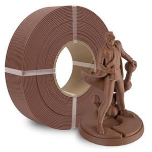 lot 55332 image: Polymaker Panchroma Refill Spool Matte Earth Brown PLA 3D Printing Filament Refill, Compatible with All Reusable Spools and All Major FDM 3D Printers, Tangle-Free, Vibrant Colors, 1.75mm 1kg - Retail $18