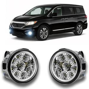 lot 25872 image: qobsos LED Fog Light For Nissan Quest 2011-2017 Pair Bumper Fog Light Driving Lamp Replacement Fog Light Assemblies,55W 6000k White,Plug and Play,Pack of 2 - Retail $38