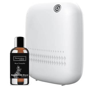 lot 48998 image: Waterless Essential Oil Diffuser, Scent Air Machine for Home Cover Up to 2000 sq.ft, Hotel and Commercial Use 400ML Diffuser with 100ML Royal Tranquility Fragrance Oil for Spa, Office - Retail $70