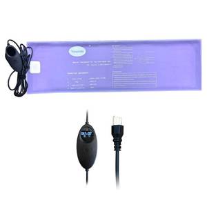 lot 51789 image: Smart Waterbed Heater with LED Digital Controller, 250W Waterbed Heating Pad for Hardside & Softside Beds, Safe and Durable, for King, Queen, Full and Twin - Retail $89