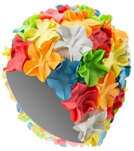 lot 51827 image: Sporti Flower Swim Cap (Multi) - Retail $23