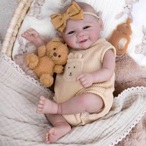 lot 59037 image: Aori Lifelike Reborn Baby Dolls - 20-inch Realistic Newborn Girl with Soft Body, Premium Weighted Baby Doll That Look Real with Outfit for Girls Age 3, Parents, Elderly - Retail $42