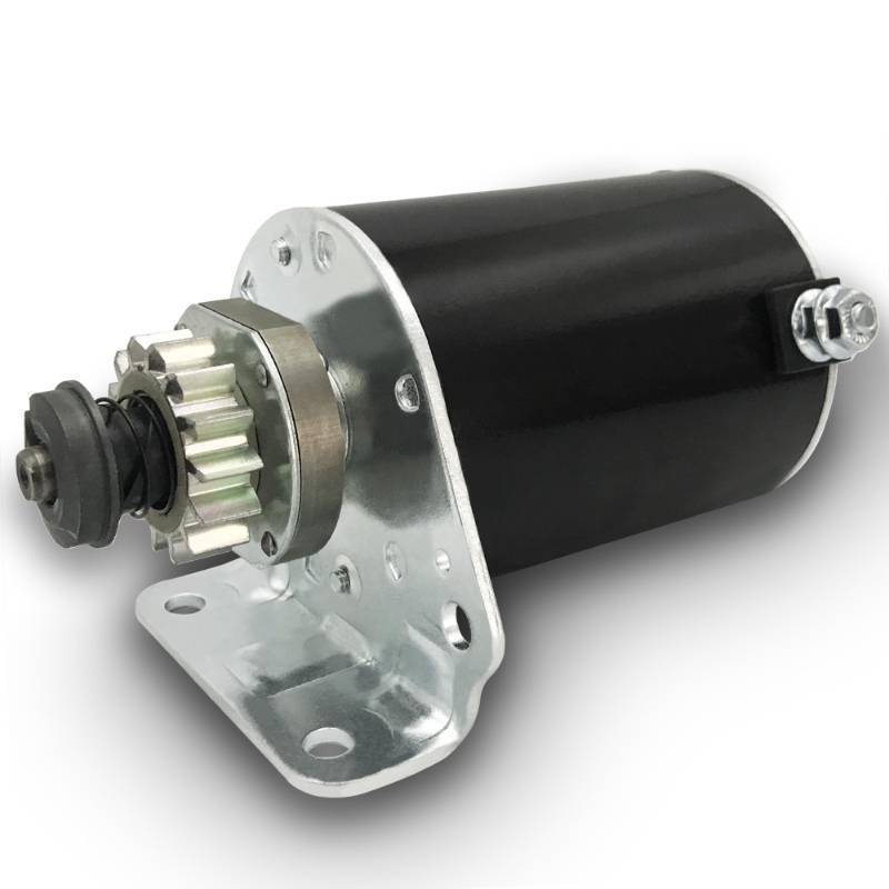 lot 71655 image: 5777 Steel Gear Starter Motor Replacement for Briggs & Stratton 593934 693551 Craftsman John Deere L100 Cub Cadet LT1018 14.5 17 17.5 18 18.5 19 HP Toro New Holland LG693551 33R777 33R877 - Retail $35