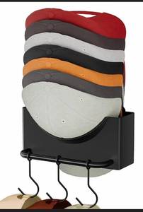 lot 72265 image: Hat Rack Wall Cap Holder Organizer - Retail $30