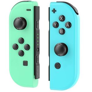 lot 72299 image: Replacement for Nintendo Switch Controller, Switch Wireless Controllers Compatible with SwitchLiteOLED, Support Motion ControlWake-upDual Vibration (G-B) - Retail $12