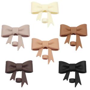 lot 72308 image: 6Pcs Silicone Straw Toppers Covers for Stanley Cups 4030oz 10mm(0.4in) Dust-Proof Bow Straw Covers Toppers Suitable for Stanley Cup Accessories Reusable Straws Caps (Colorful A) - Retail $7