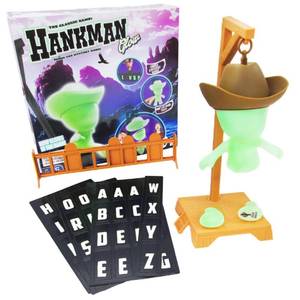 lot 1139 image: Fotorama Hankman Glow Magnetic Hangman Word Guessing Game, Glow in The Dark Travel Toy, Mystery Letter Games, Gifts for Kids Ages 6 and Up