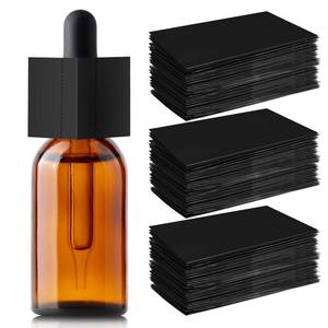 lot 2258 image: Outus 500 Pcs Shrink Wrap Perforated for Bottles Heat Shrink Bottle Seals (Black)